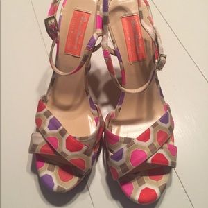 Chic colorful Kate Spade sandals